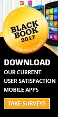 PARTICIPATE IN THE 2017 BLACK BOOK HEALTHCARE 
IT &amp; SERVICES USER SATISFACTION AND LOYALTY SURVEYS NOW blackbookmarketresearch.com/landing-page
