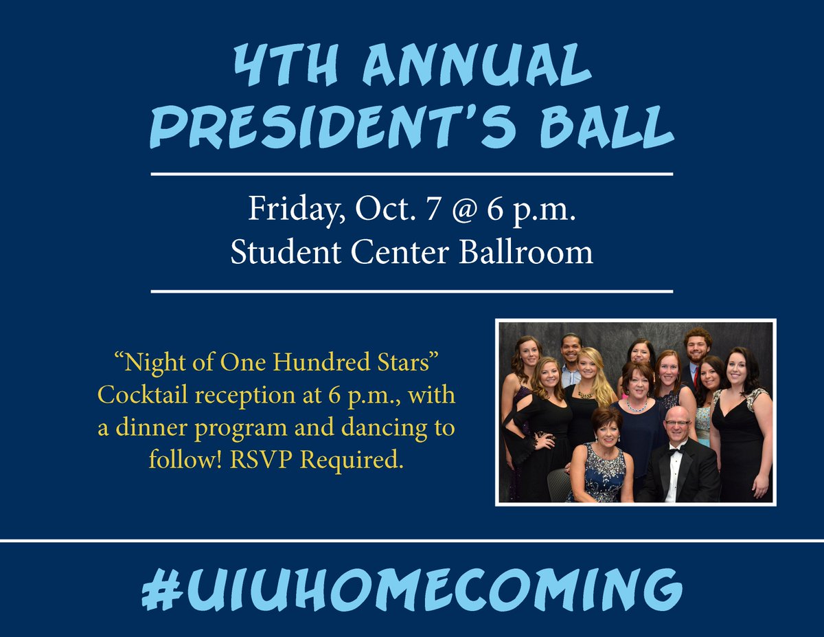 UpperIowa's tweet photo. It's almost time for the 4th Annual President's Ball. Who's ready for an amazing night?! #UIUHomecoming https://t.co/PESgZO8PGb