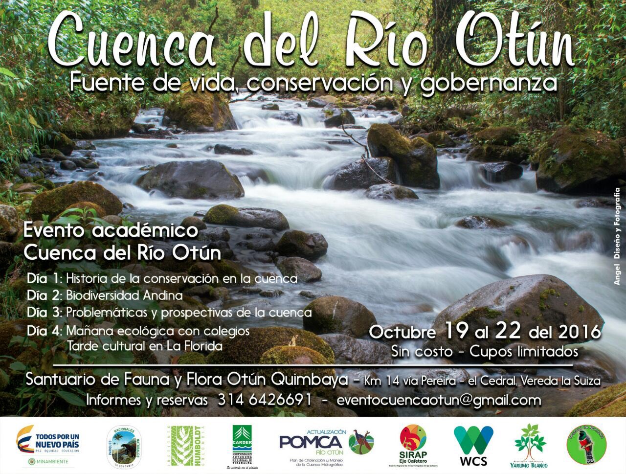 Parques Nacionales Naturales de Colombia on X: "#EventosAmbientales Cuenca  del Río Otún fuente de vida, Conservación y gobernanza  https://t.co/9rHKwqzo4K" / X