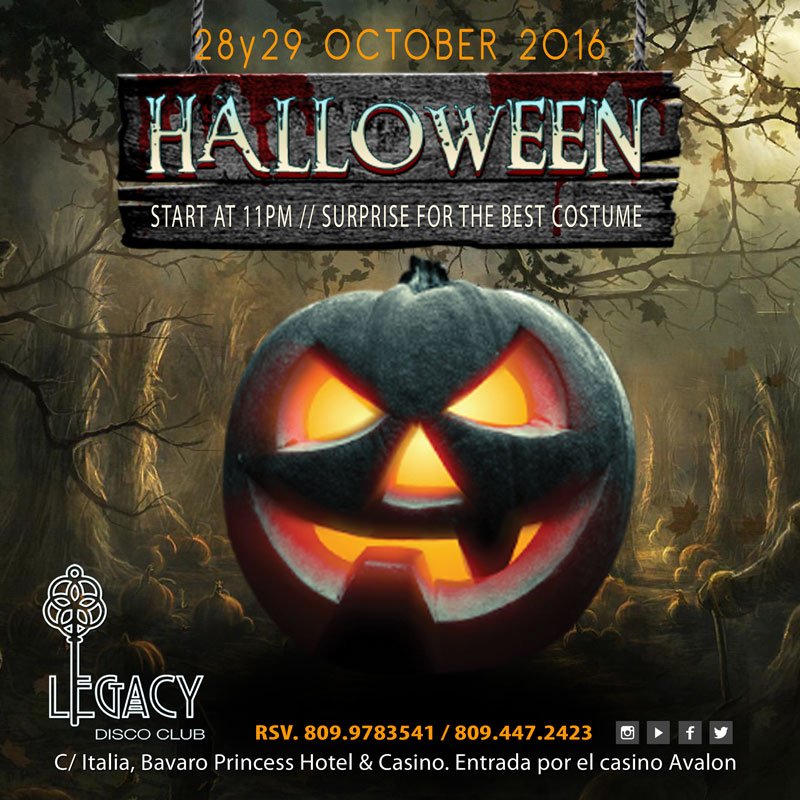 legacydiscord's tweet image. Disfruta de los mejores disfraces de Halloween y la Mejor Música, Dj´s Invitados...