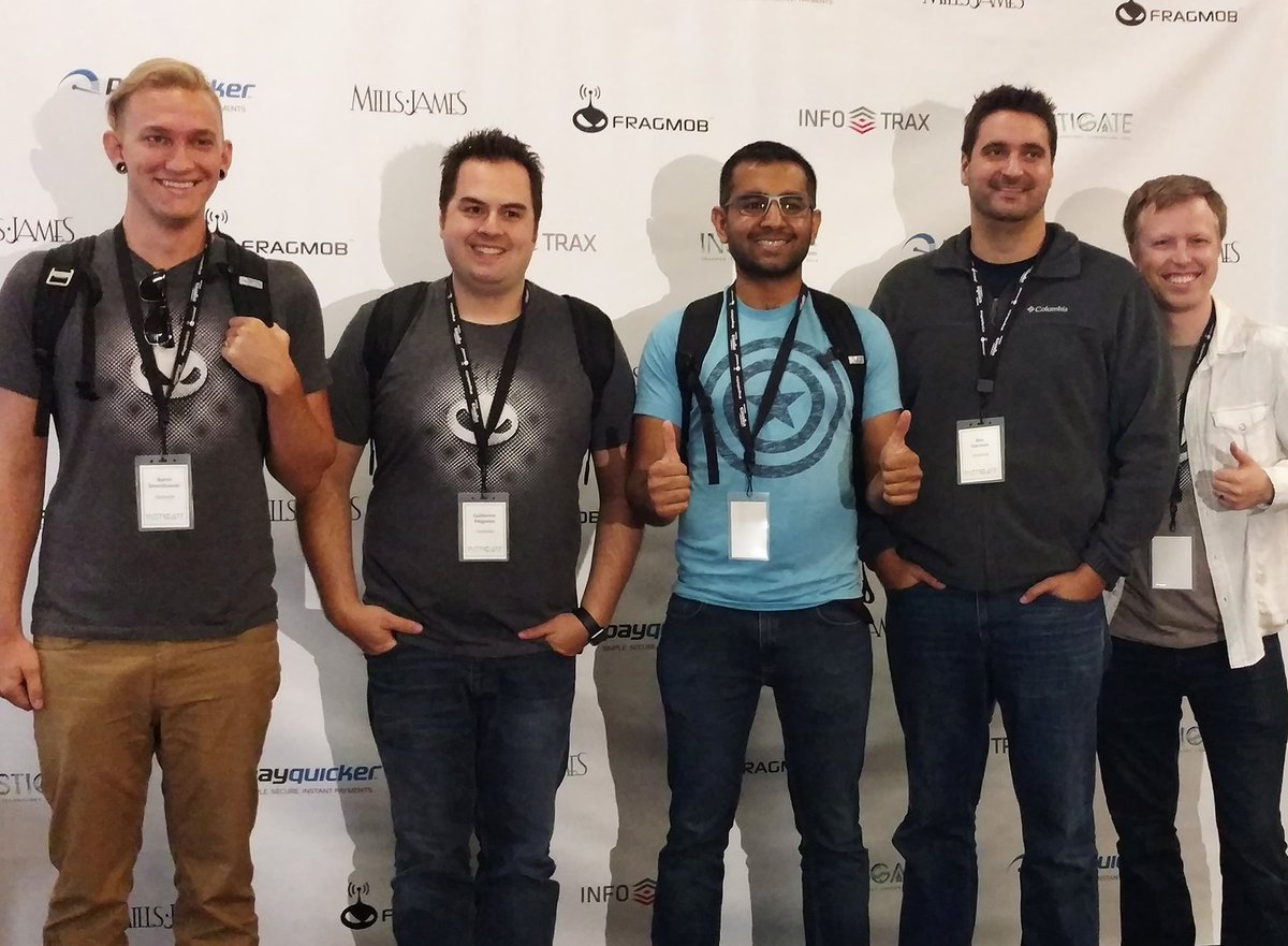 Fragmob's tweet photo. Thanks to all our attendees at the 2016 #FragmobTechCon! If you're in still in San Diego, you can find some of the team on Level 4 at FLOAT. https://t.co/qfsuZma6jz