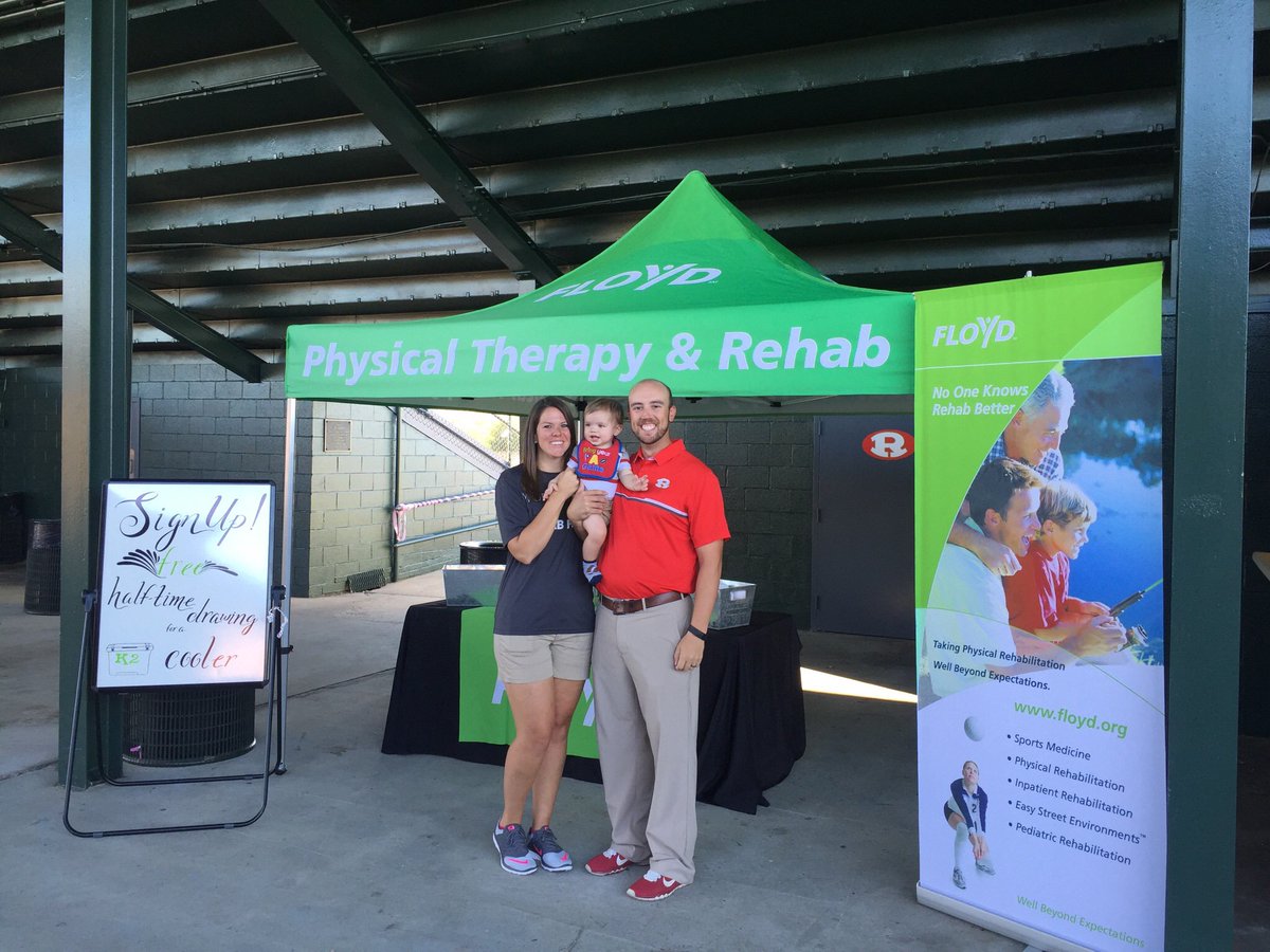 AtriumFloyd's tweet photo. Floyd Physical Therapy and Rehab is giving away a #K2Cooler at the #RomeWolves game tonight. Stop by their tent to register. https://t.co/ODw4R9aj82