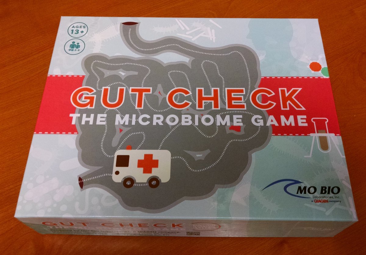 GermJuggler's tweet photo. WooHoo! My Gut Check Game arrived! Just in time for #SEQL2016 @MissouriSandT workshop tomorrow. We may have to change the schedule! https://t.co/lhiw2Q1Ds9