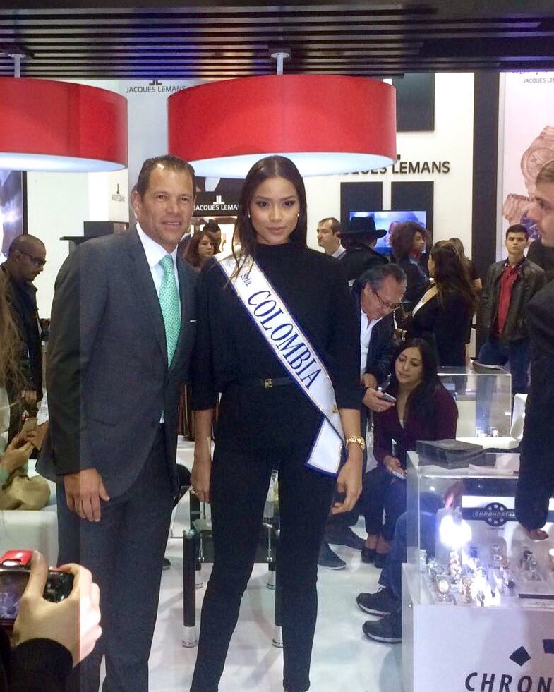 watchBO's tweet photo. La Señorita Colombia @andreatove y nuestro querido ex-arquero favorito @OCordobaBBVA también nos acompañan esta tarde en #WatchBO2016 https://t.co/CF7mgmiyGB