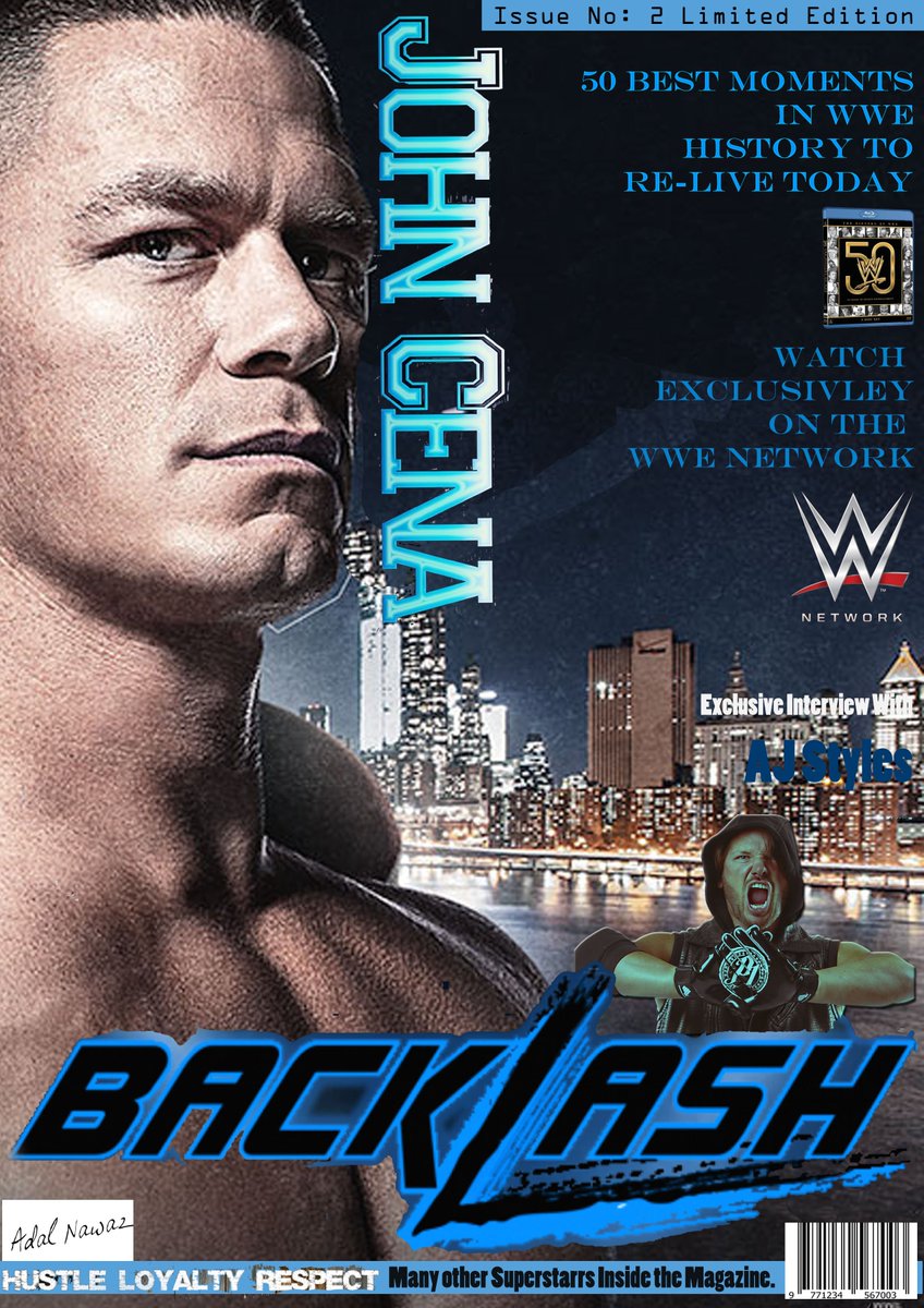 BackLash_Magz's tweet photo. Cenation Fans! this is for you guys 2nd Issue has come out. #Cenation #JohnCena #WWE #BackLashMagazine https://t.co/TGCsGqngnl