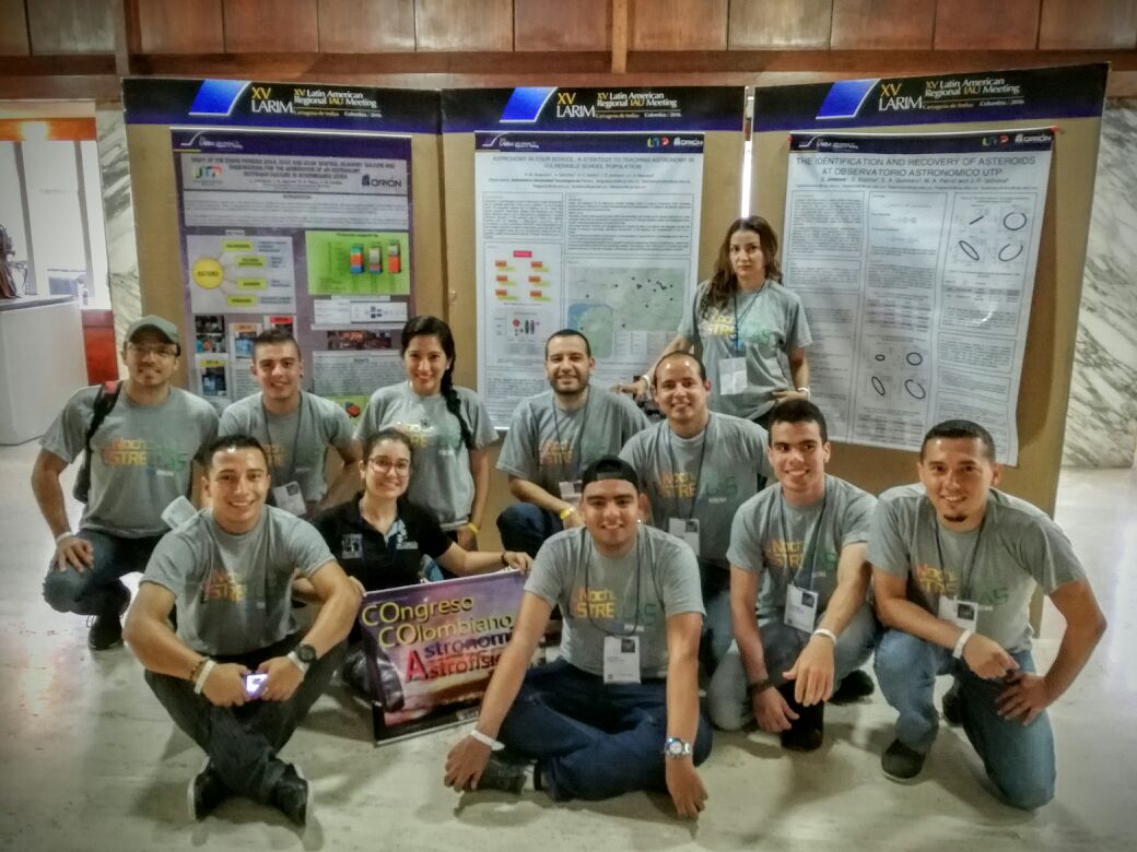 poautp's tweet photo. Participación del Grupo de Astroingenieria Alfa Orión de la Universidad Tecnológica de Pereira en #LARIM2016. https://t.co/O5FWf8rz35