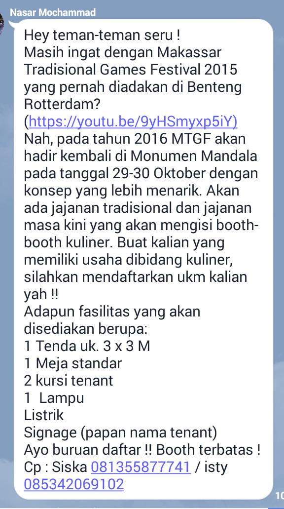 Jalan2Seru_BRU's tweet photo. Call For Tenant. Buat kalian yang memiliki usaha dibidang kuliner, silahkan mendaftarkan ukm kalian yah !! #SupportMTGF2016 https://t.co/coTUdZehcx