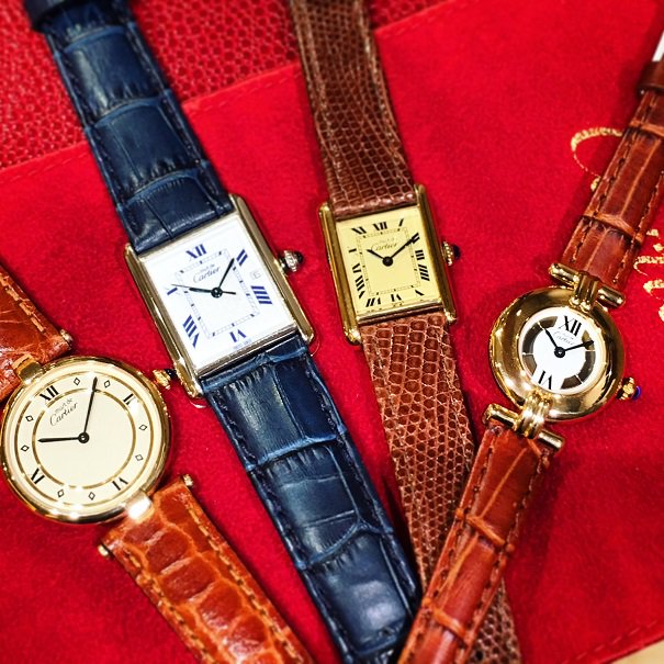 08510851's tweet photo. 【ルミネ1 1F HIROB】人気のVintage must de Cartier多数取り揃えております+*モデル、文字盤デザイン、サイズ今ならお好みのものを見つけられるはずです*ぜひ店頭でご覧下さいませ♪みなさまのご来店お待ちしております♪ https://t.co/xQJtOtf04Y