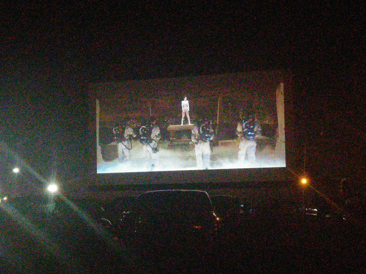 MrModtomic's tweet photo. Bustin' some ghosts @ the #SkyViewDriveIn tonight with #GhostBusters! #movies #DriveIn #Weekend https://t.co/TuDlCTkC1m