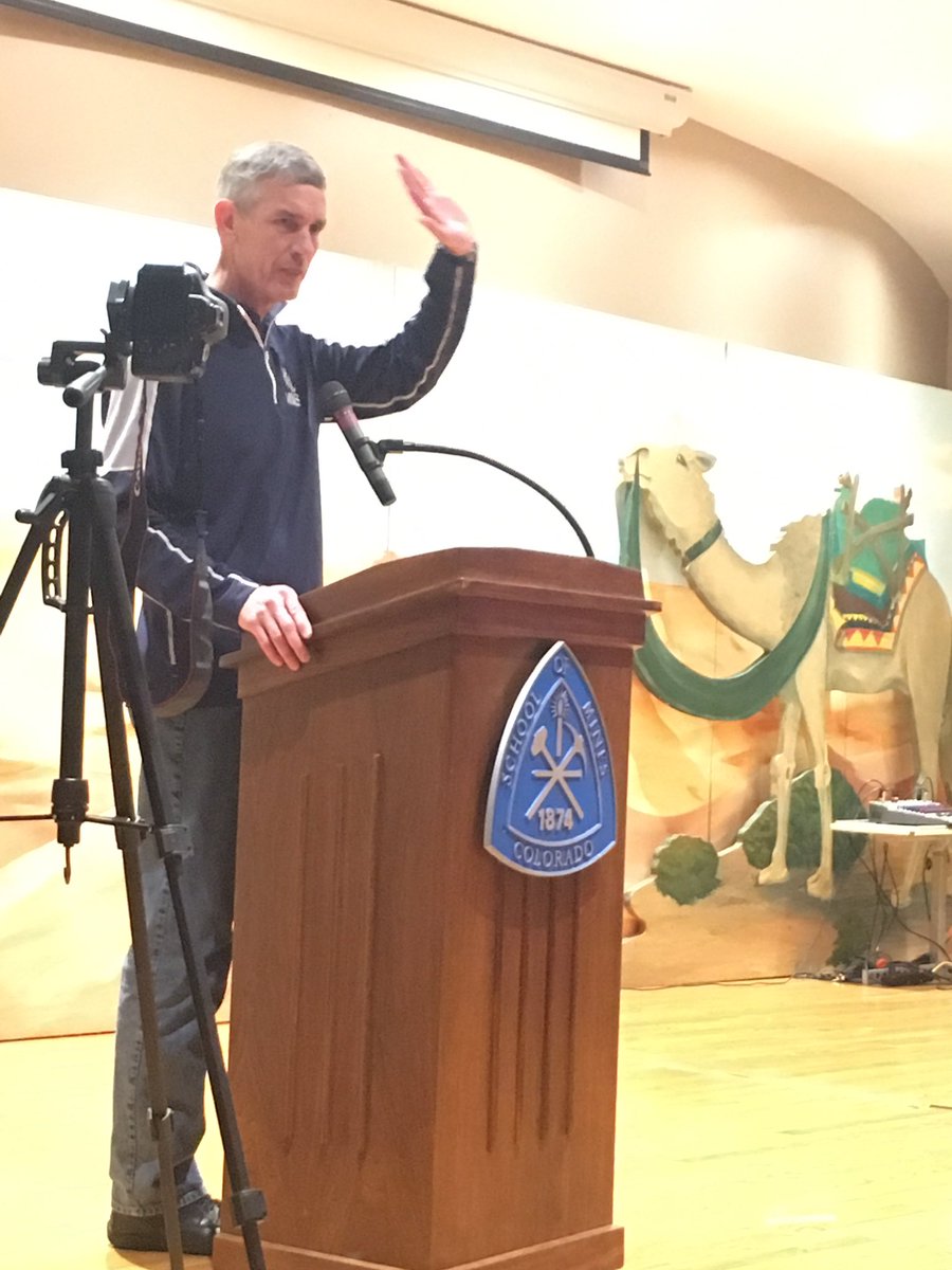 Exploresaudi16's tweet photo. Paul Johnson, President of Colorado School of Mines
#ExploreSaudi16
#Explore_Saudi https://t.co/UOPEWDvXUf