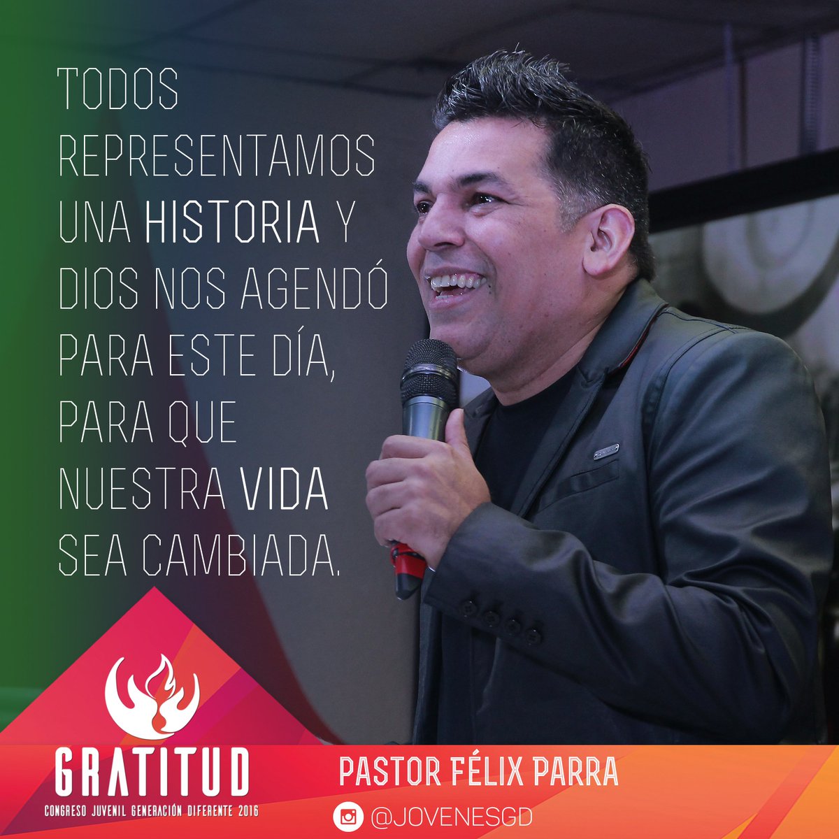 GeneracionD_'s tweet photo. “Todos representamos una historia y Dios nos agendó en este día, para que nuestra vida sea cambiada”
#Gratitud2016 #Aguaviva https://t.co/Z2GUG80kYU