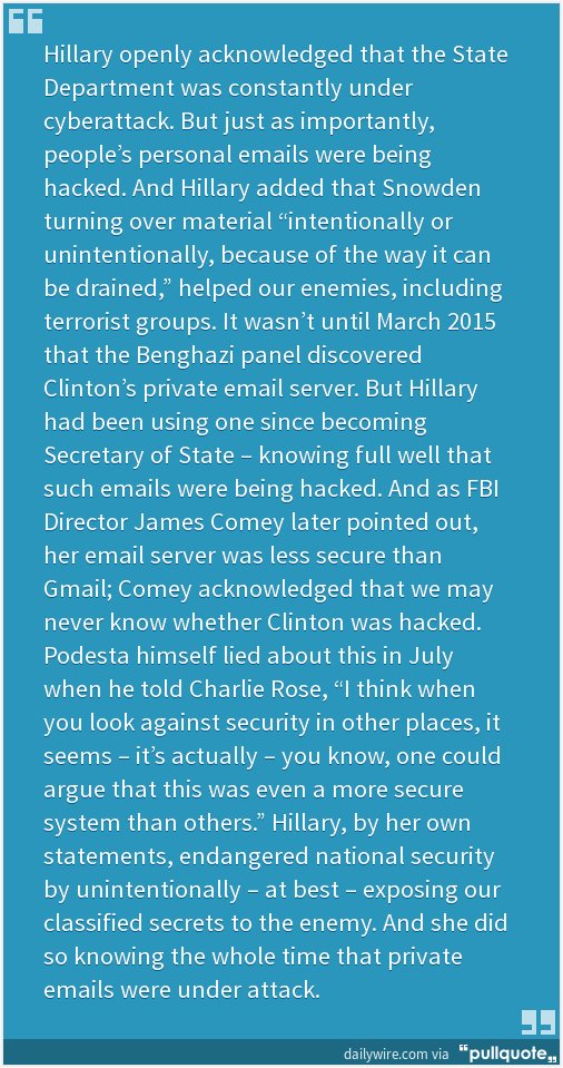 benshapiro's tweet photo. BREAKING: Hillary Admitted In 2014 That Foreign Countries Tried To Hack Personal Emails https://t.co/0mzb4Bd4dU https://t.co/QSStIo8ja4
