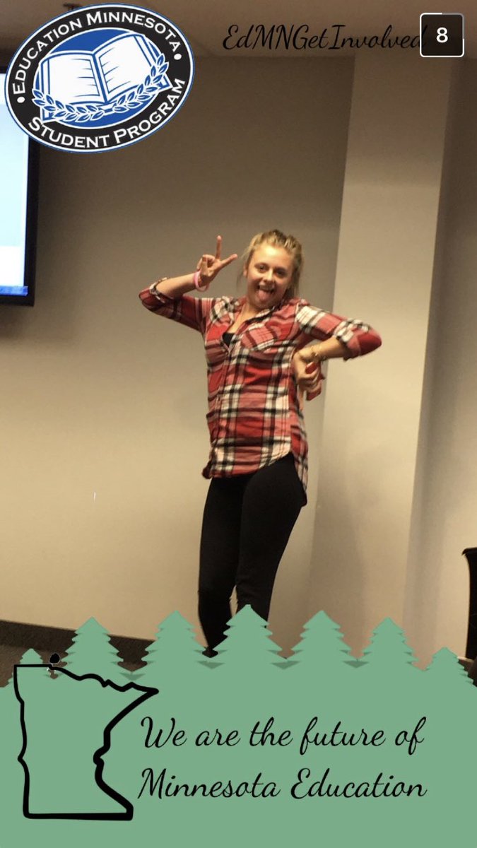 EdMNStudents's tweet photo. EMSP students are loving the snapchat filter! #EMSPGetInvolved https://t.co/gAd1K1RGwV