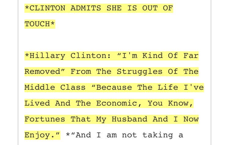 DrJillStein's tweet photo. We don't need more politicians who are completely out of touch with working people. Those politicians serve the billionaire class. #Podesta https://t.co/wjesP8RrKO