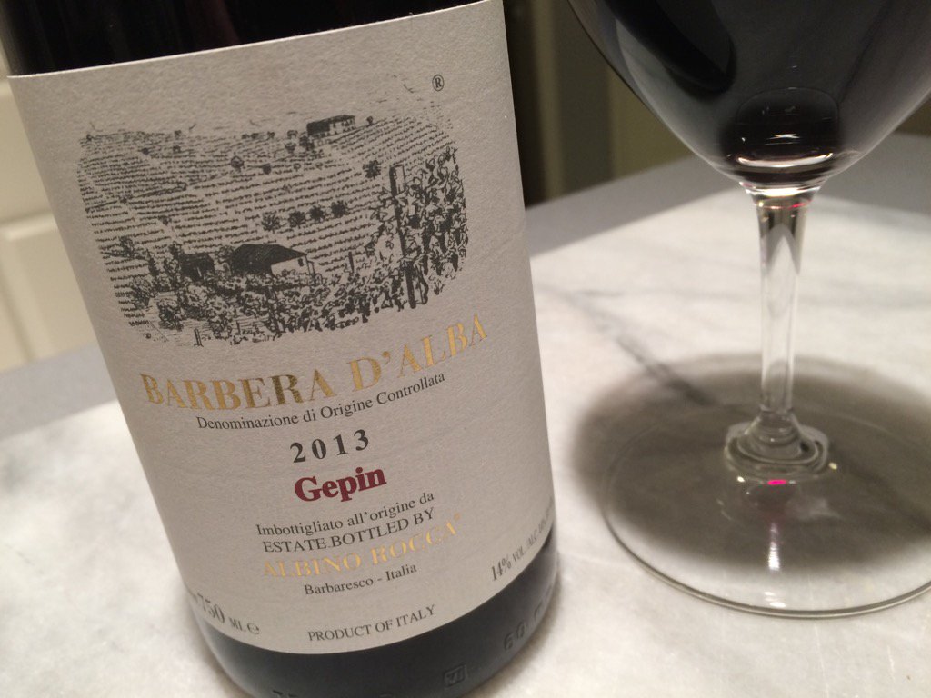 After quite a search we have secured some Albino Rocca Barbera "Gepin".  We are happy.