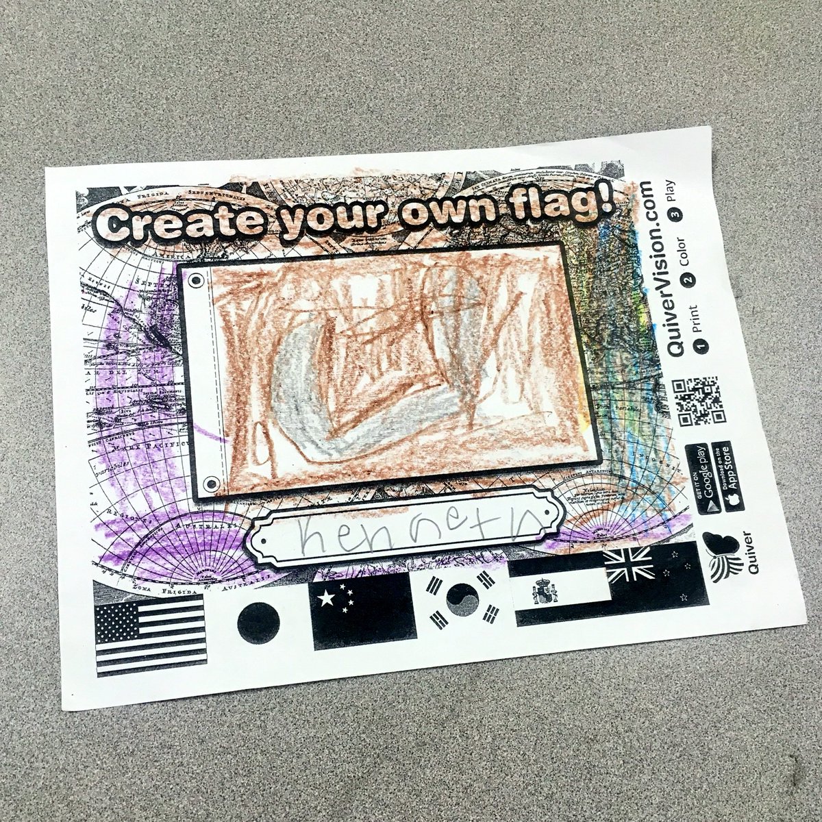 MsNguyensClass's tweet image. Weather exploration fun! Students used their artwork to describe windy/calm weather. #Hicks1617 @HicksScience1 @HicksTigers #quiver