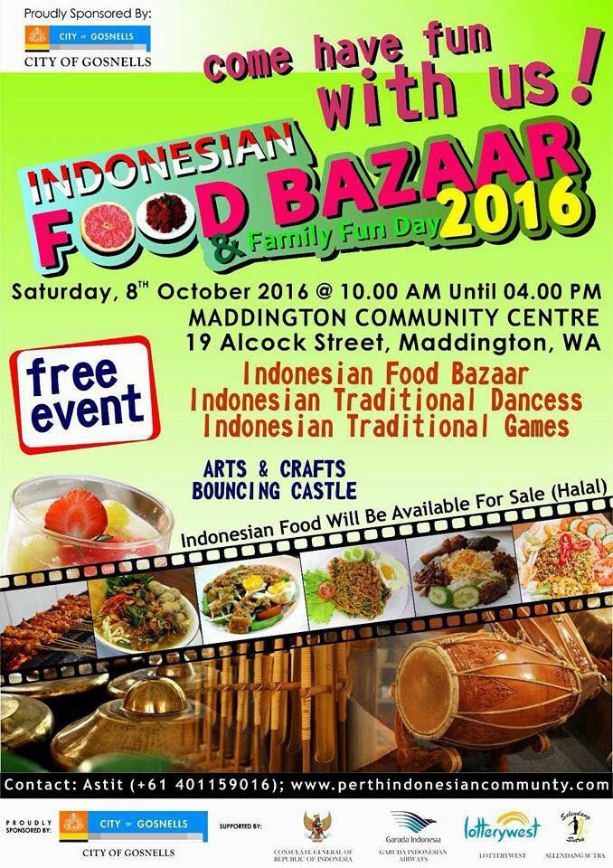perthtribe's tweet image. Head to Madding CC &amp;amp; get a chance to taste the different #Indonesian dishes!  Thanks @CityofGosnells #perthfood