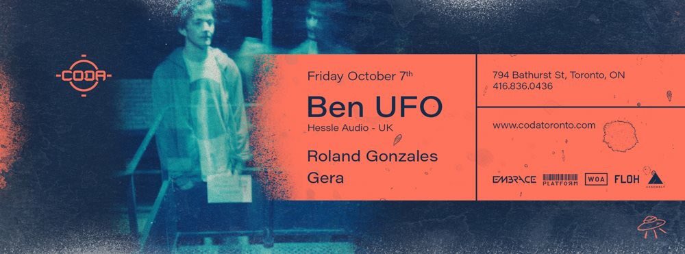 TONIGHT! // <a href="/BenUFO/">Ben UFO</a> ⚡️⚡️
•Tickets->bit.ly/2cm1sqR
•Guestlist@codatoronto.com