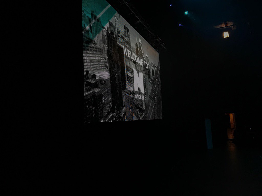 Excited to keynote #Mhacks 8 opening ceremony in #Detroit