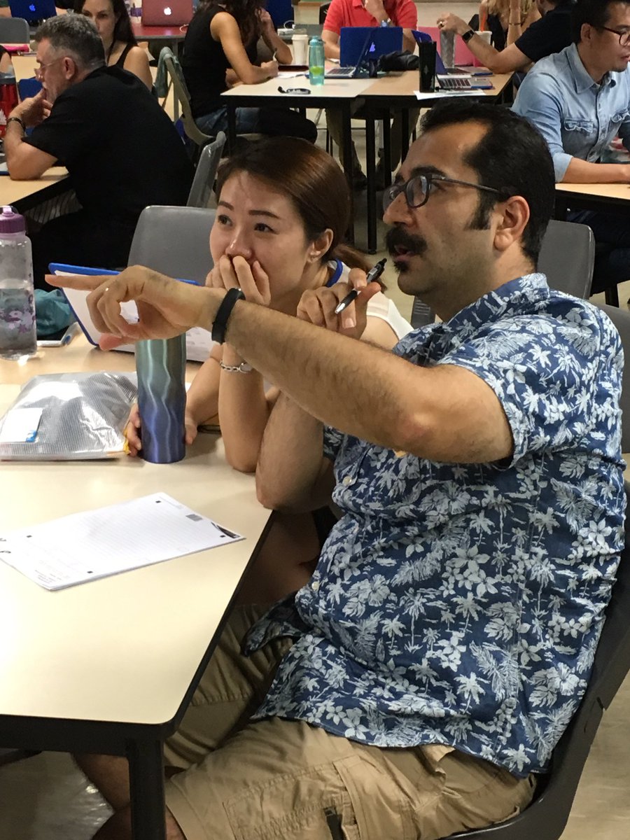 GRadojkovich's tweet image. Engaged and focused in differentiated PD. With Dr Virginia Rojas. @CISsingapore #CISSC