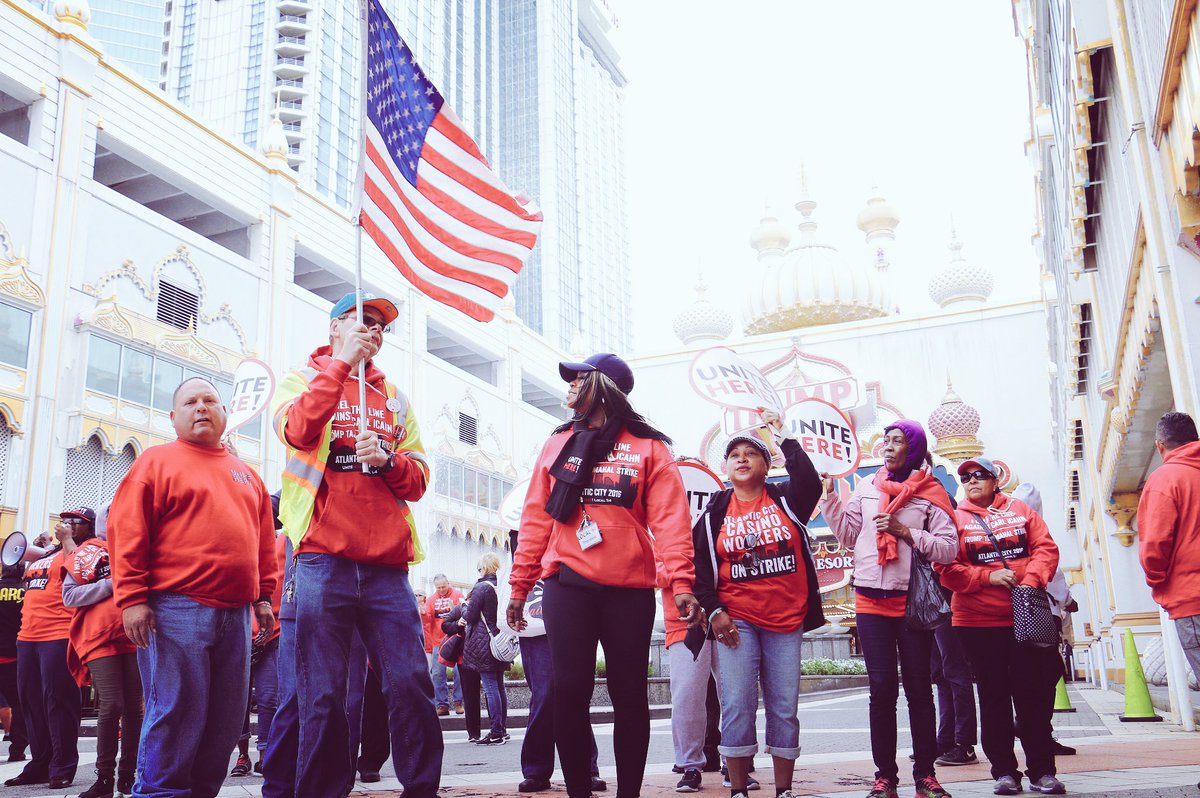 heyadiana's tweet photo. Making America Great Again. #uniteAC #1u #tajmahalstrike https://t.co/JS53RAG3Dk
