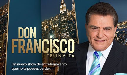PRODU's tweet photo. #LoMEJORdelaSEMANA @DonFranciscoTV regresa con @DonFTeInvita a partir de este domingo a las 10pm por @Telemundo https://t.co/LIVHJxK96W https://t.co/9GmWih0o8A