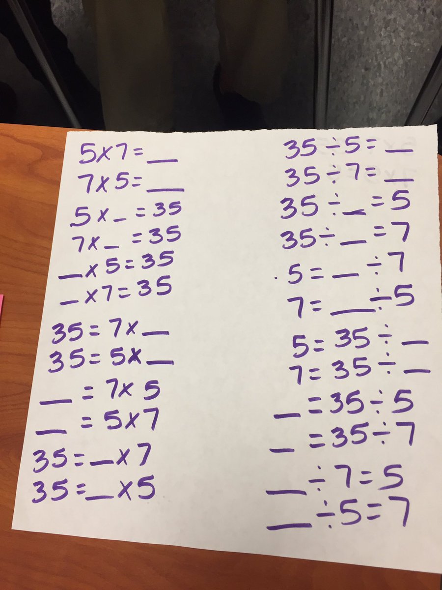 grizfan99's tweet image. A great day at Math DSD #AldineLearns 24 ways Ss will see a multiplication/division problem How can they approach the problem? #raymondmath