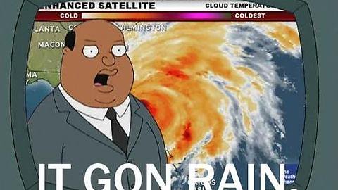JustDumbStuffs's tweet photo. And we go to Ollie Williams on hurricane Matthew, Ollie? https://t.co/66lIShY6W5