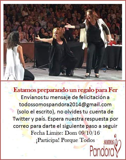 somospandora's tweet photo. Se acerca el día #CumpleFer 
No te quedes fuera y participa.
Hagamos algo especial y diferente para nuestra Querida Negrita 😊🎁🎉 https://t.co/OsLqgeOoGw