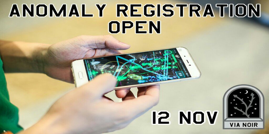 NianticSpatial's tweet photo. Registration for the next #Ingress Anomaly, #ViaNoir, is open. More info here: https://t.co/9P3k6C6YzB https://t.co/too2hOQczA