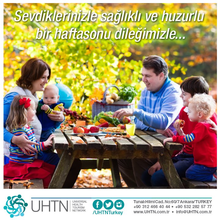 UHTNTurkey's tweet photo. Sevdiklerinizle sağlıklı ve huzurlu bir haftasonu dileğimizle...
#haftasonu #weekend #sağlık https://t.co/vMztlDbEvW