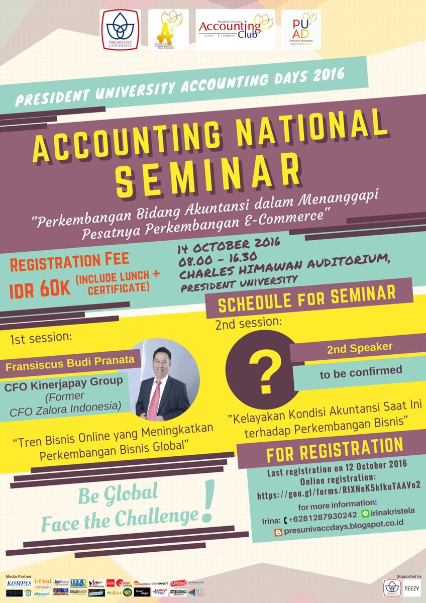 PresunivAD2016's tweet photo. @FEB_UB let's join this seminar and gain experience. Regis at https://t.co/AL31i02zjt https://t.co/d24Ss44dhO