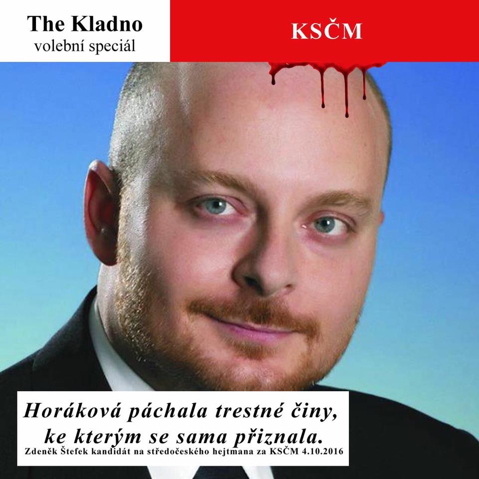 VladaFoltan's tweet photo. Opravdu tohle chcete za hejtmana? Koukejte jít volit!
#KSCM #Stefek #Horakova #volby2016 https://t.co/yJTTTGj2iM
