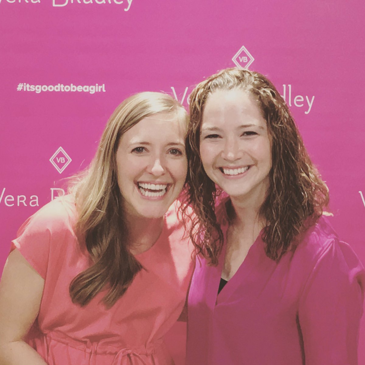 kelley2122's tweet image. Hanging out with my favorite boss :) #itsgoodtobeagirl #tickledpink #vbfoundation