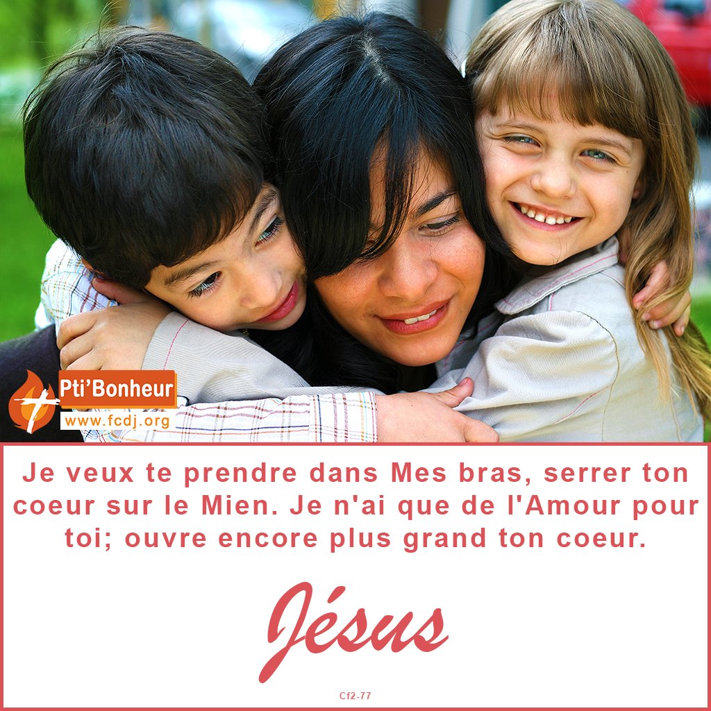 choisisdejesus's tweet image. #Pti_Bonheur!
Je veux te prendre dans Mes #bras, #serrer ton #coeur sur le Mien. Je n'ai...
#jesus #citationdujour