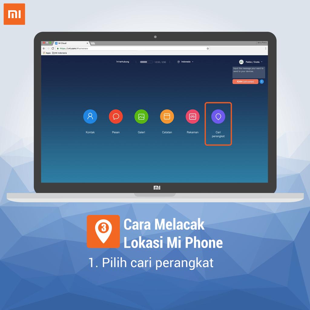 XiaomiIndonesia's tweet photo. Happy Weekend guys. Hari ini mimin tambahin tutorial melacak lokasi Mi Phone kita, simak dan jangan lupa share ya 😉 https://t.co/43wI8KXzcF