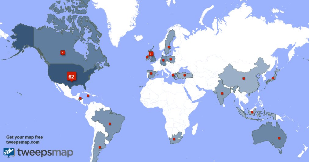 Thanks to the 5 new followers from USA last week. See tweepsmap.com/!kitten_smash