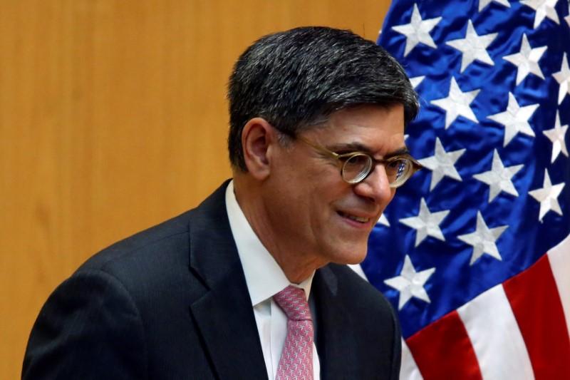 Reuters's tweet image. U.S.' Lew says must avoid competitive devaluation in meeting with Aso reut.rs/2dBExuy