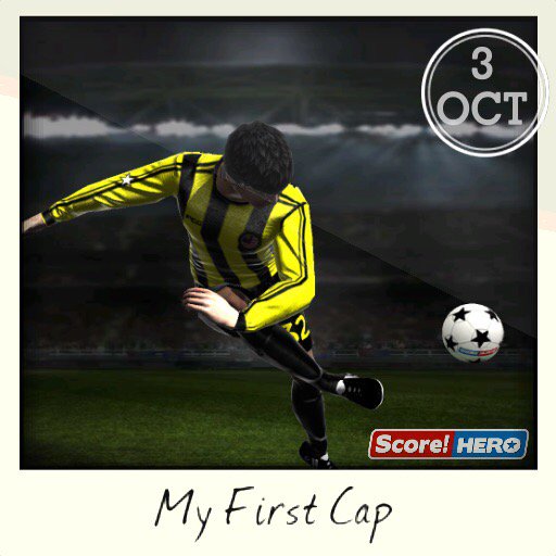 kevinsnaker1's tweet image. My First Cap #scorehero itunes.apple.com/gb/app/Score!-…