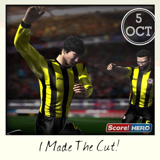 kevinsnaker1's tweet image. I Made The Cut! #scorehero itunes.apple.com/gb/app/Score!-…