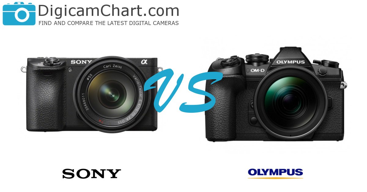 DigicamChart's tweet image. The side-by-side #comparison of the #Sony #Alpha6500 and #Olympus #OMDEM1MarkII #cameras. digicamchart.com/compare/sony-a…