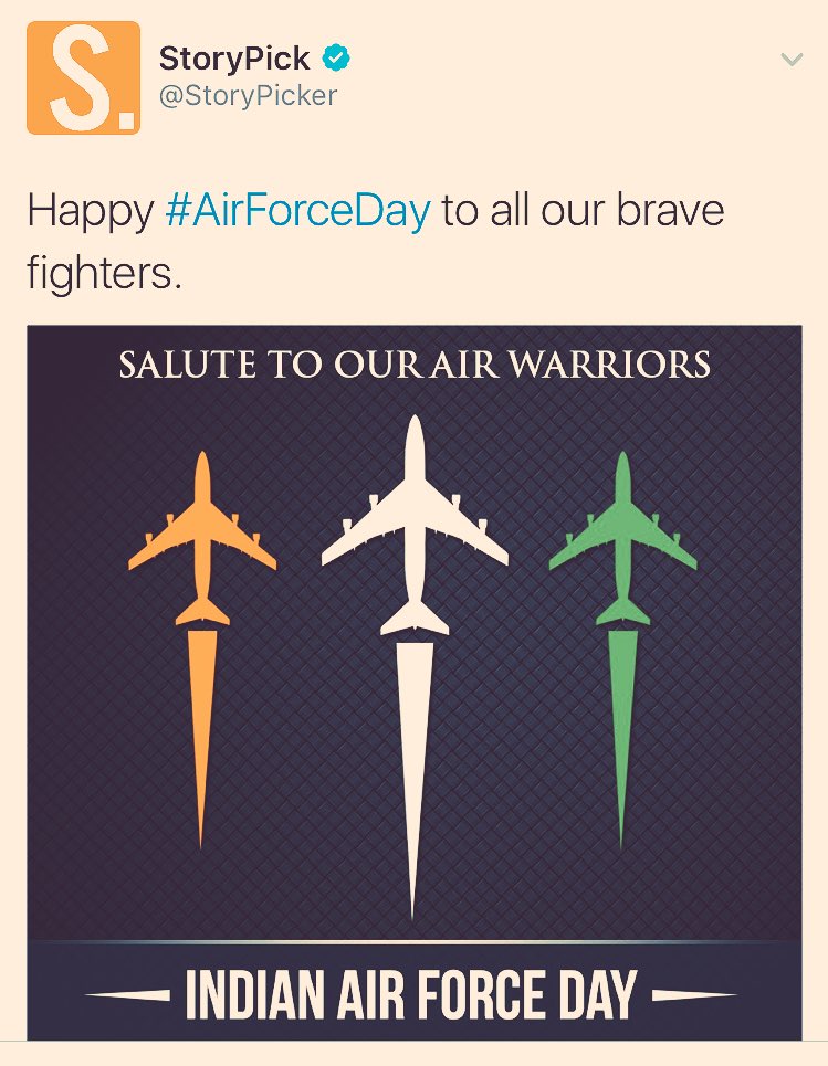 Hi  @StoryPicker, the Indian Air Force doesn't operate the aircraft depicted in your graphic.  #AirForceDay