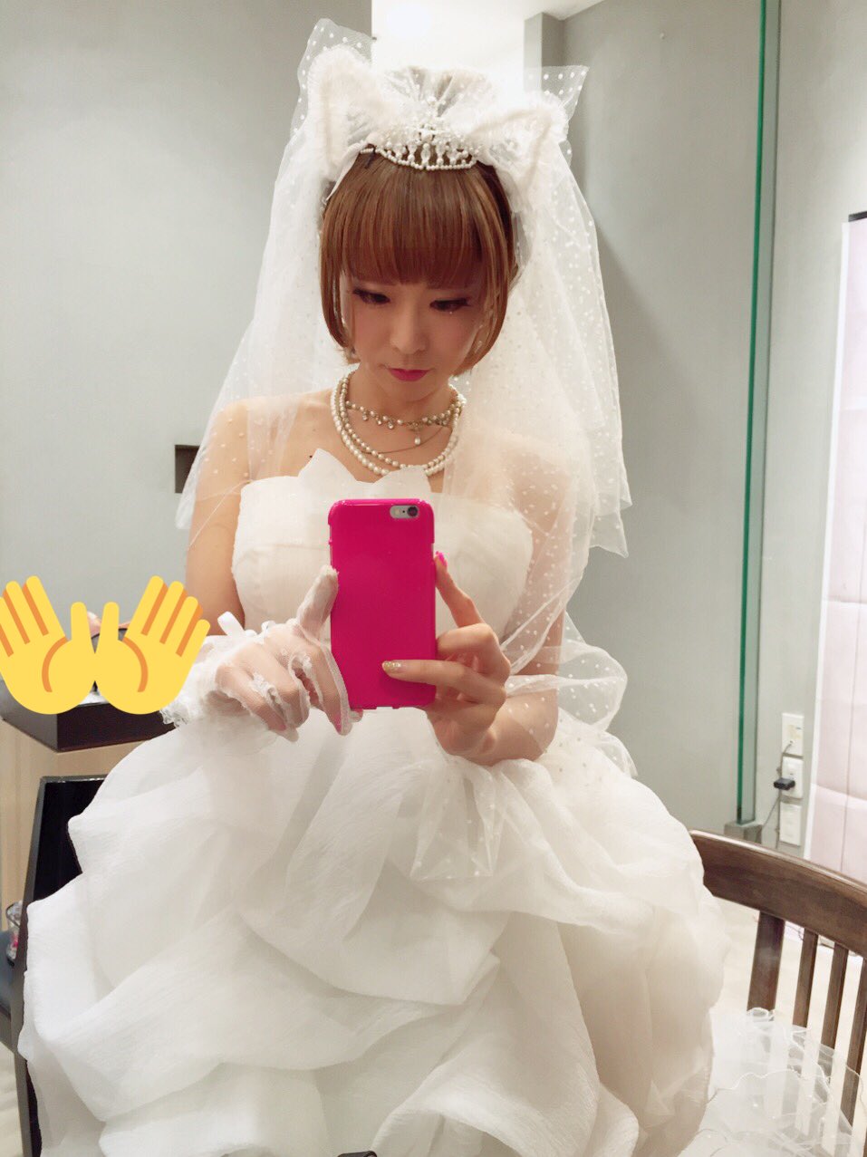 ミルクティーヌ 女装好き 更にチュールをオン 猫耳 ウェディングドレス ポップでキュートな印象 超可愛い 小物アレンジで色々遊べるね T Co Urogyxks5w Twitter