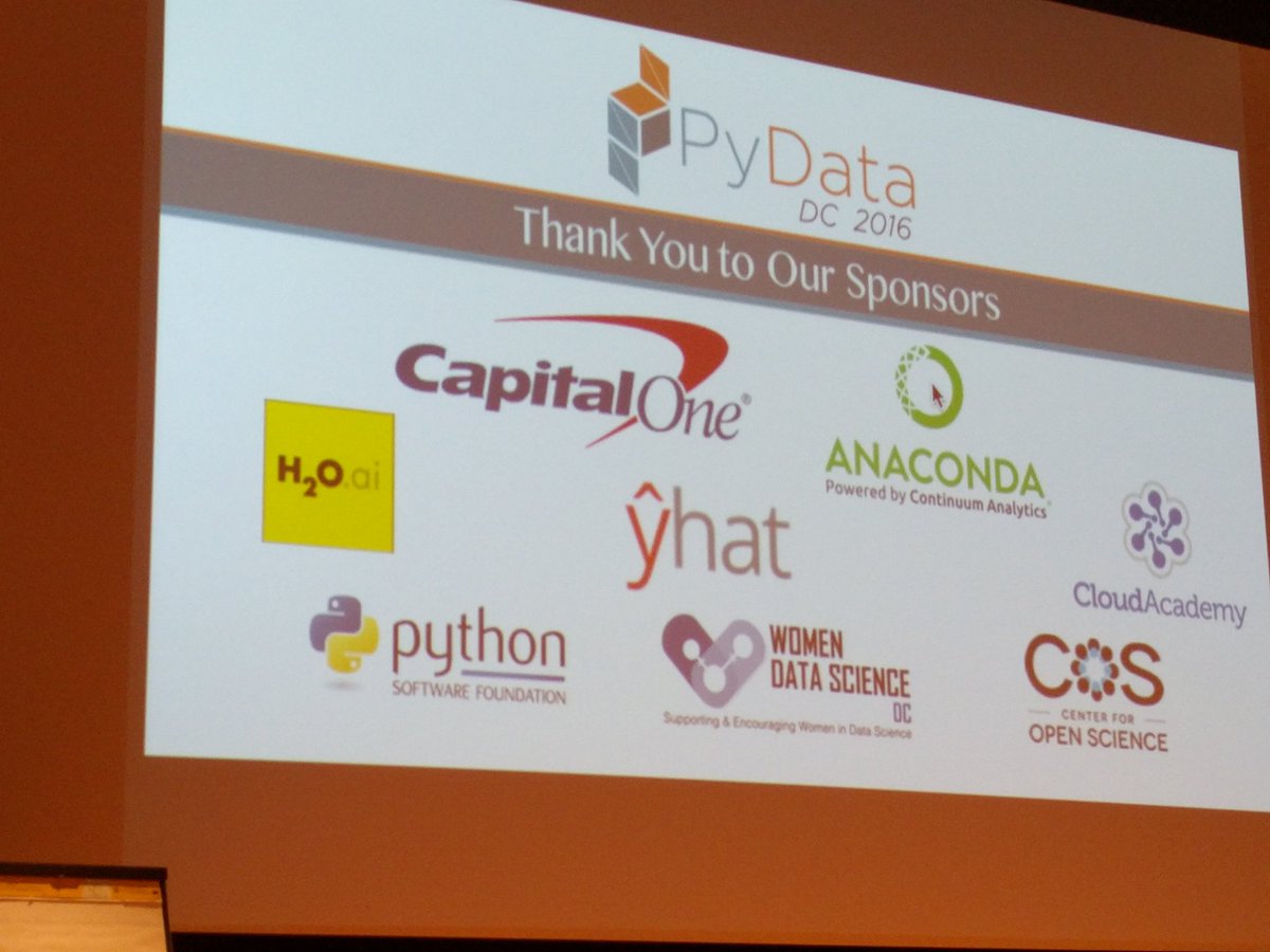 marvmodeling's tweet image. @WomenDataSci sponsoring #pydatadc2016