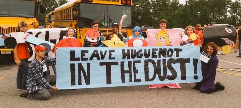 lightninglegion's tweet photo. The #Homecoming2016 Parade was GREAT! The Sci-Fi Fantasy club brought it with an awesome Mario Kart theme! #OldSchool #wethelegion #noshells https://t.co/DyJvxg2u2O