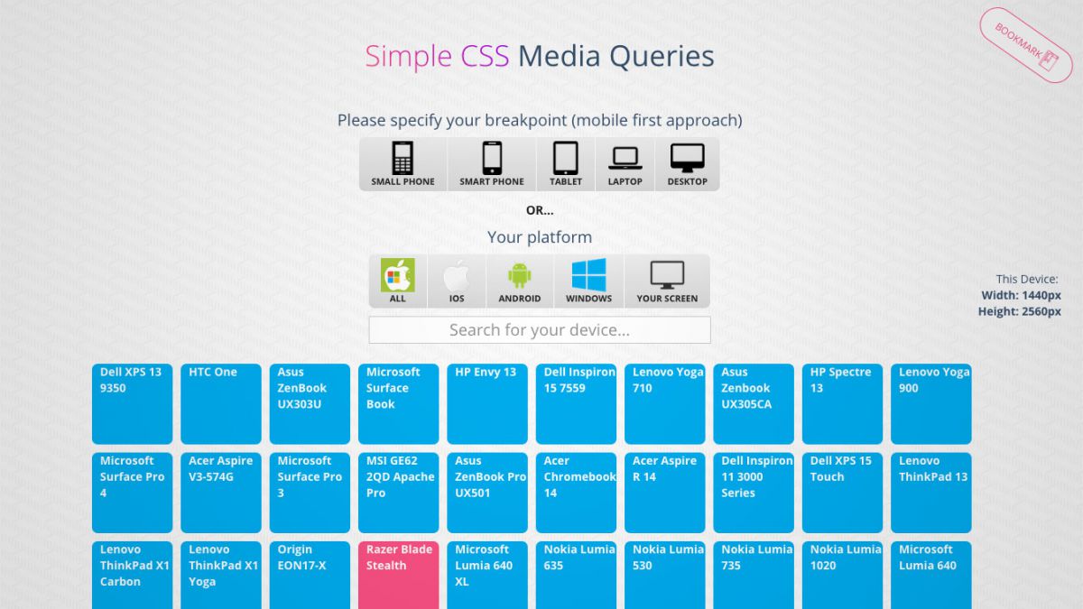 CreativeBloq's tweet photo. Online tool takes the guesswork out of CSS media queries: https://t.co/lm7NNSwsMG https://t.co/ToLnzBV6Db