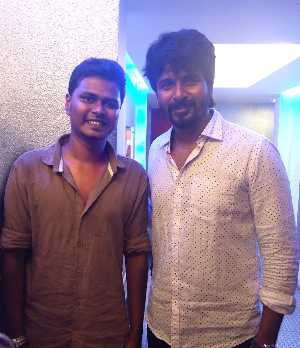 skycinemas's tweet photo. #Remo Press show happened at #Fourframe  yesterday 👍🏼🎬 @Siva_Kartikeyan https://t.co/wezdra7ofg