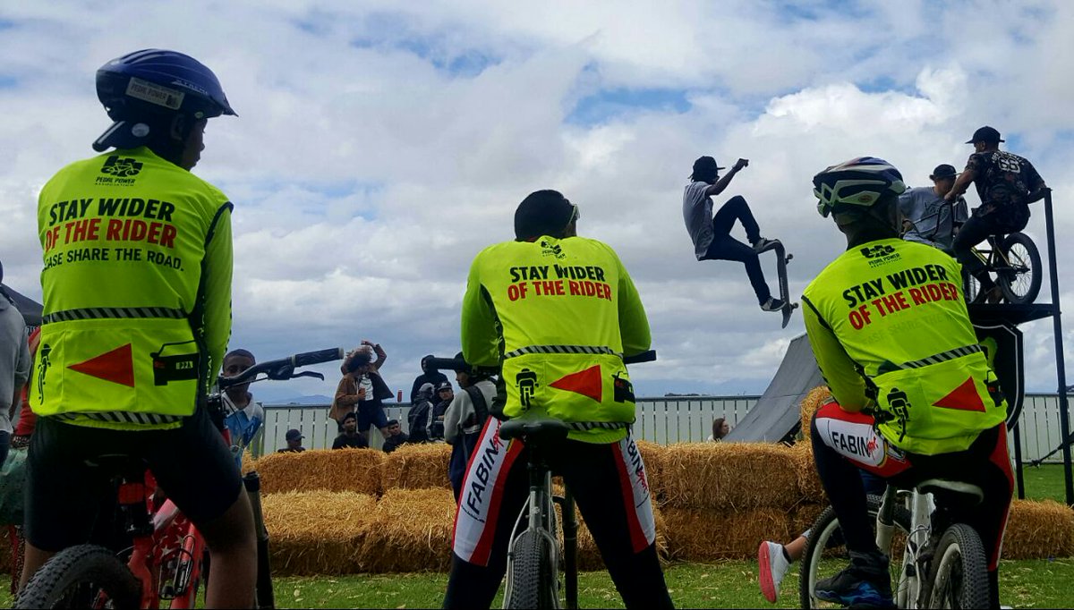 BikeHackCT's tweet image. Stay wider of the rider. #MobilityIndaba at Kenilworth Racecourse. Come join us tomorrow for day 2 #2Move @BENBikes_SA @cocreateSA #cycling