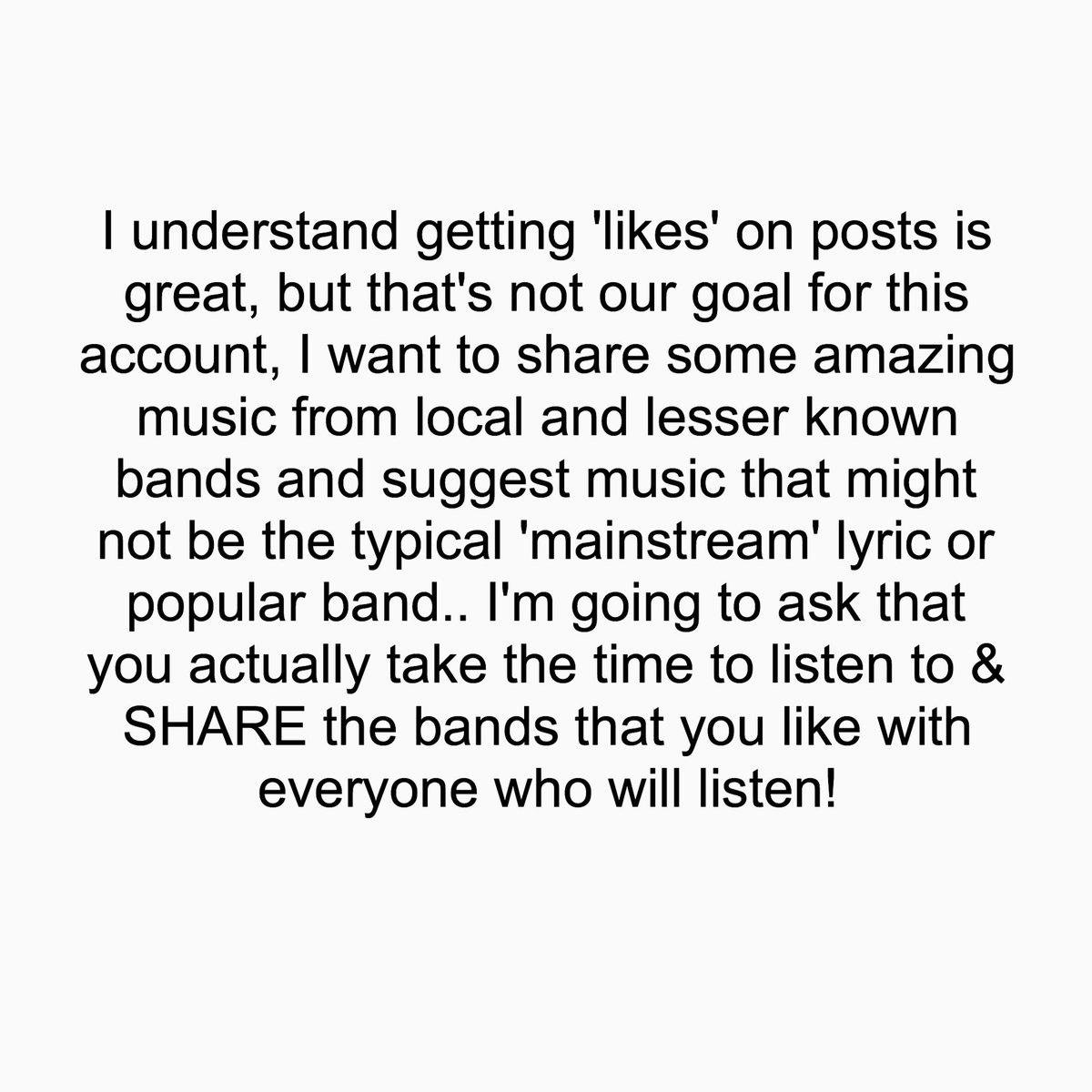 AltMCollective's tweet photo. This is important- 
Please support the local scene! Also, continue supporting your favorite bands! 
Check out bands we post to this thread! https://t.co/hsGeBaw0rB