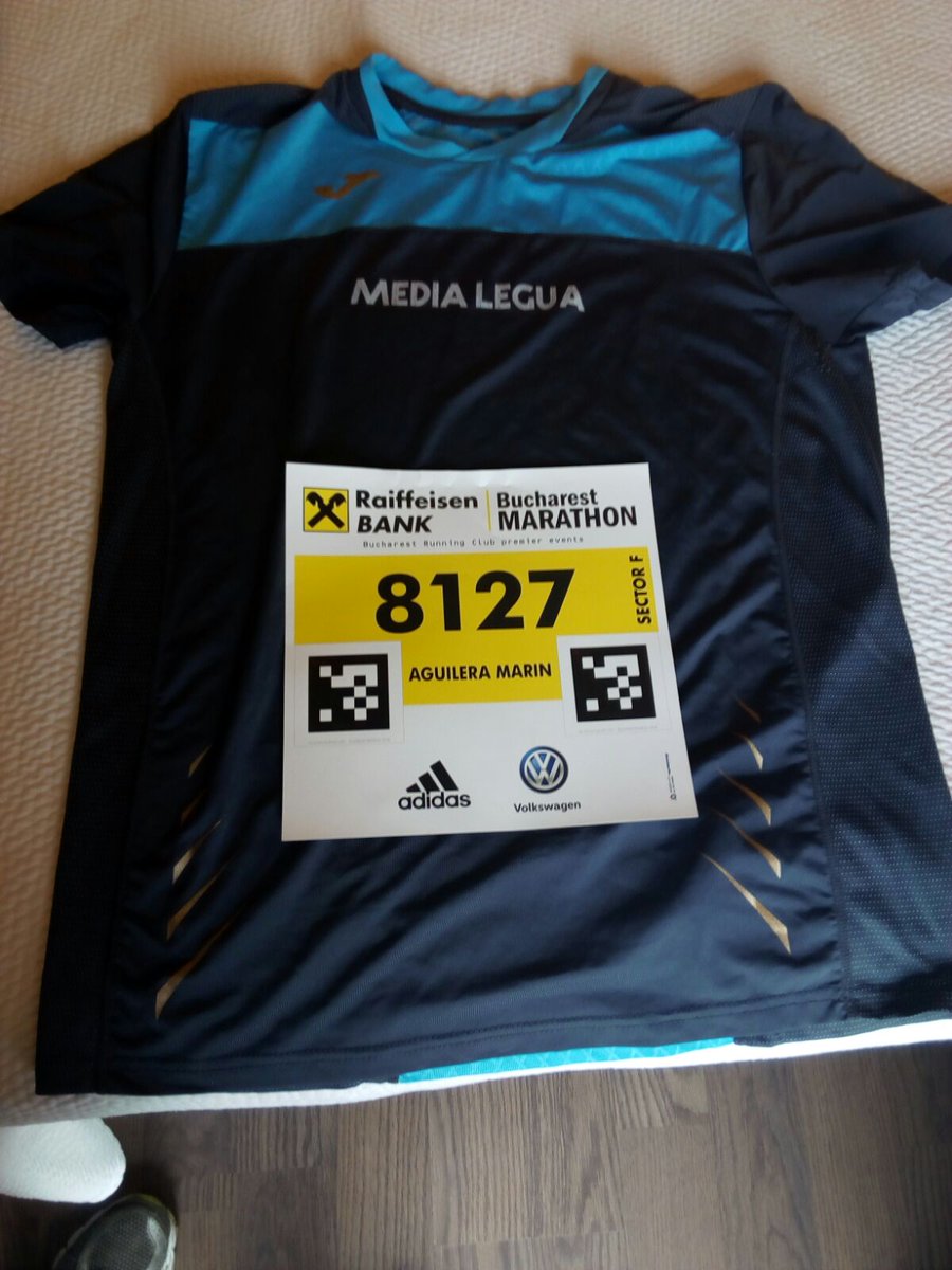 Mañana un media legua estará en el maratón de Bucarest, ánimo Manolo, a disfrutar de la carrera..., vamoooos!!!!